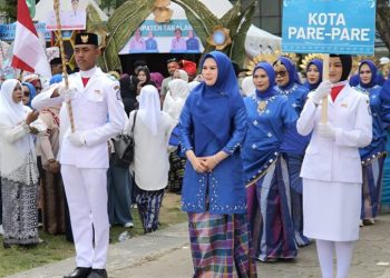Ketua TP PKK Parepare dr. Andi Arfiah Tasming menghadiri Jambore dan HKG PKK Sulsel 2025 di Bone