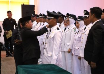 Wali Kota Parepare Tasming Hamid melantik 134 pejabat Pemkot Parepare