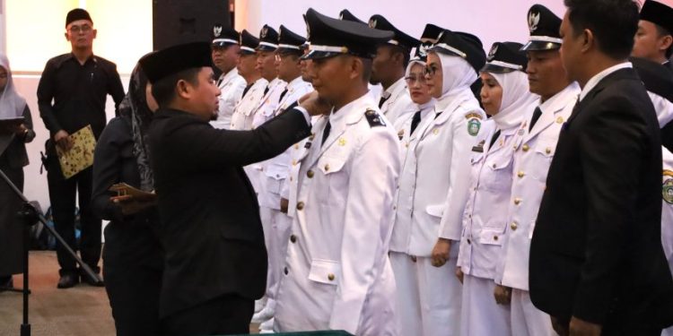 Wali Kota Parepare Tasming Hamid melantik 134 pejabat Pemkot Parepare