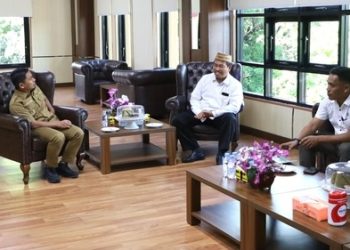 Wali Kota Tasming Hamid menerima kunjungan Rektor IAIN Parepare Prof Hannani