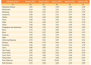 Data BPS menunjukkan penurunan Tingkat Pengangguran Terbuka di Parepare tahun 2025