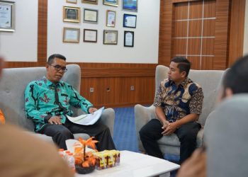 Wali Kota Parepare Tasming Hamid menerima kunjungan FORMAG bahas persiapan Natal 2025