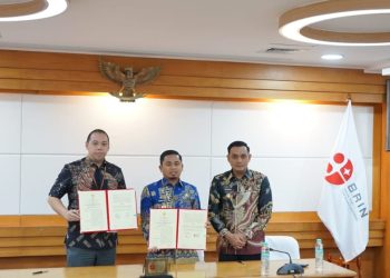 Penandatanganan kerja sama Pemkot Parepare dan BRIN di Jakarta