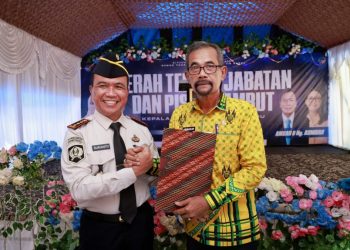 Pj Sekda Barru menghadiri sertijab Kepala Rutan Kelas IIB Barru