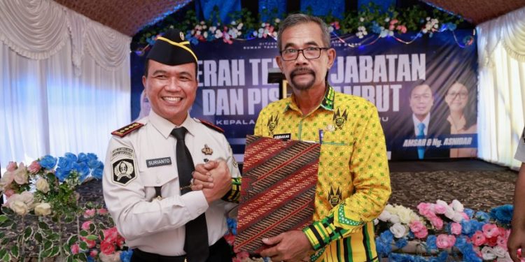 Pj Sekda Barru menghadiri sertijab Kepala Rutan Kelas IIB Barru