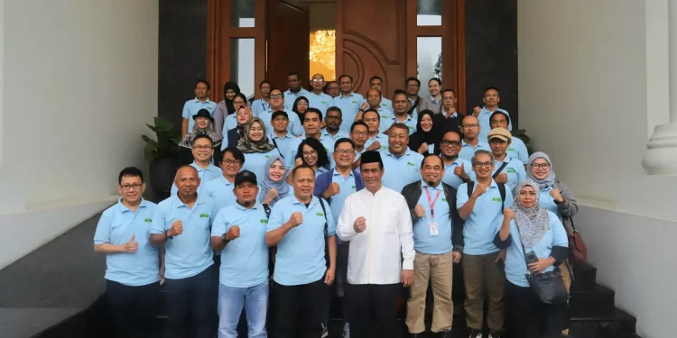 Menteri Pertanian Andi Amran Sulaiman dialog dengan pimpinan media Jawa Pos Group