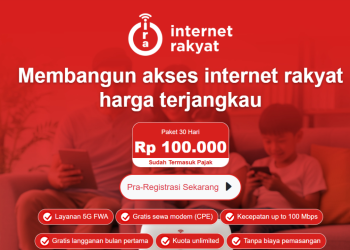 Program Internet Rakyat 5G FWA resmi diluncurkan 2026