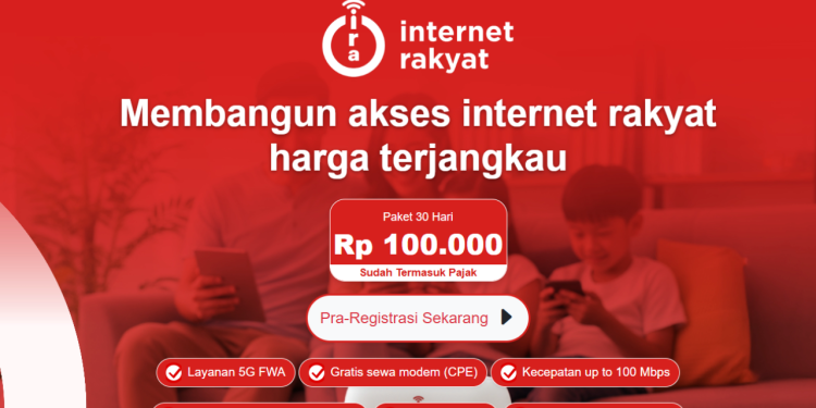 Program Internet Rakyat 5G FWA resmi diluncurkan 2026