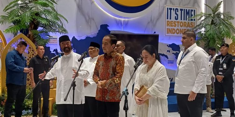 Bukber NasDem bersama elite parpol di NasDem Tower Jakarta