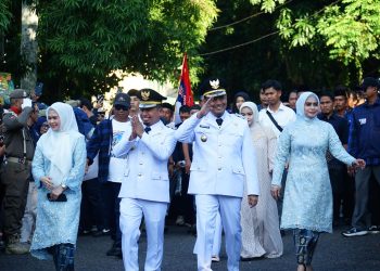 Tasming Hamid dan Hermanto dalam kegiatan resmi Pemkot Parepare
