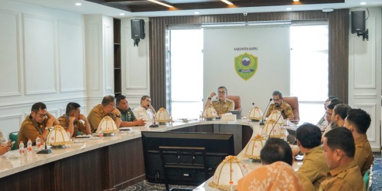 Rapat koordinasi persiapan Pilkades Barru 2026 bersama Forkopimda