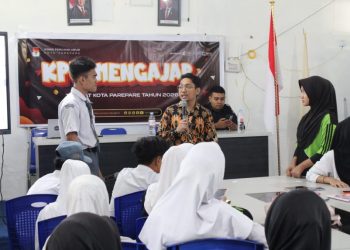 KPU Mengajar di SMKN 1 Parepare, Perkuat Literasi Demokrasi Pemilih Pemula