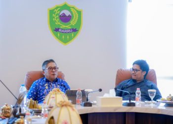 Wabup Barru Abustan A. Bintang ikuti entry meeting LKPD 2025