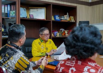 Wakil Bupati Barru menerima audiensi KUI Universitas Hasanuddin terkait program homestay mahasiswa internasional