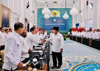 Presiden Prabowo Subianto Sidang Kabinet Paripurna di Istana Negara