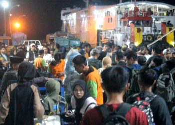 Arus balik Lebaran di Pelabuhan Parepare 2026