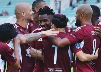 Pertandingan PSM Makassar vs Persita Tangerang di Stadion BJ Habibie Parepare