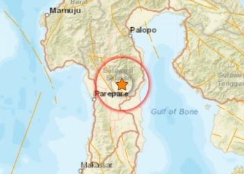 Gempa bumi magnitudo 2.2 mengguncang Parepare Sulawesi Selatan menurut laporan BMKG