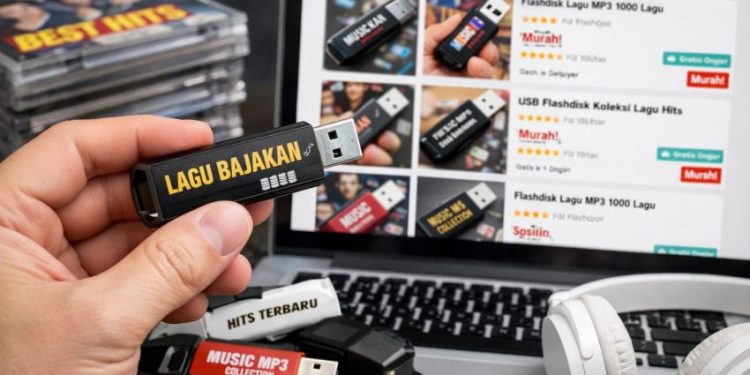 Flash disk berisi lagu bajakan yang dijual di marketplace melanggar UU Hak Cipta