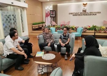 Pj Sekda Barru Abubakar audiensi dengan Kementerian PUPR di Jakarta