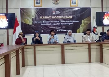 Rapat koordinasi KPU Parepare bersama Bawaslu dan media jelang persiapan Pemilu 2029