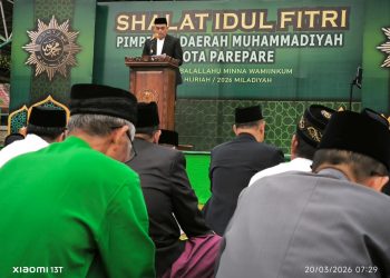 Salat Idulfitri Muhammadiyah Parepare di Lapangan A Makkasau