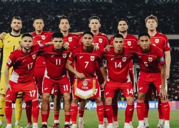 Pemain Timnas Indonesia saat pertandingan internasional FIFA Series