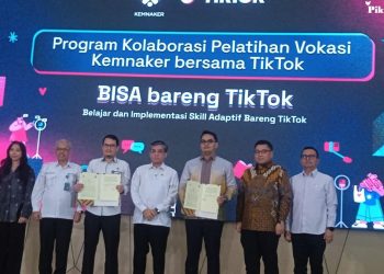 Pelatihan vokasi Kemenaker bekerja sama dengan TikTok