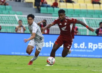 Pertandingan Bali United vs PSM Makassar di Stadion Kapten I Wayan Dipta