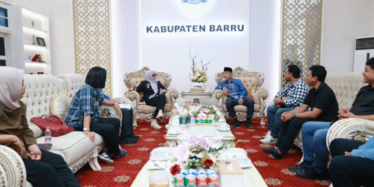 Bupati Barru terima audiensi Polda Sulsel bahas Pilkades 2026