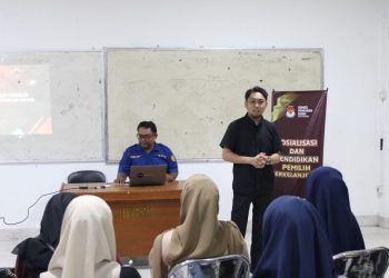 Sosialisasi KPU Parepare kepada mahasiswa di kampus
