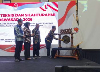 Wakil Wali Kota Parepare Hermanto P menghadiri Bimtek ASWAKADA 2026 di Jakarta