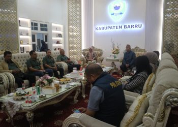 Bupati Barru menerima audiensi pengurus KONI Barru 2025