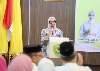 Bupati Barru Andi Ina Kartika Sari menghadiri Halal Bihalal KEMAWA Barru