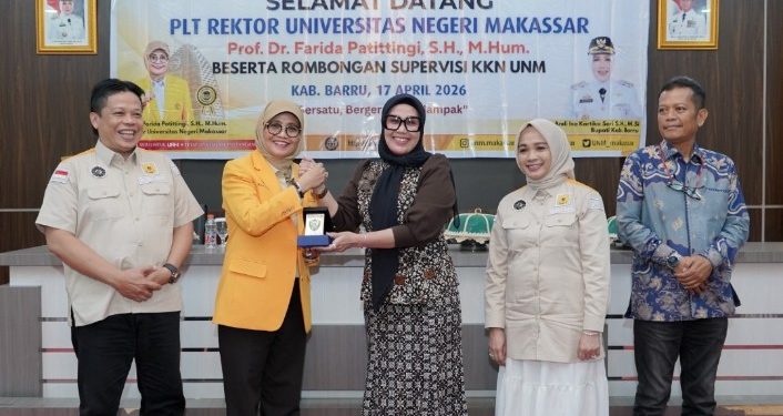 Bupati Barru sambut supervisi KKN UNM 2026
