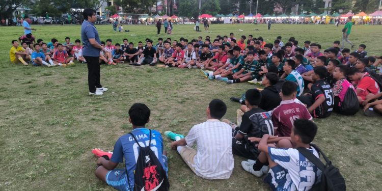 Seleksi pemain muda Persipare di Lapangan Andi Makkasau Parepare