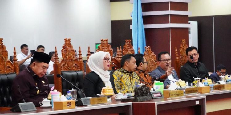 Andi Ina Kartika Sari memberikan keterangan soal pemeriksaan Kejati Sulsel