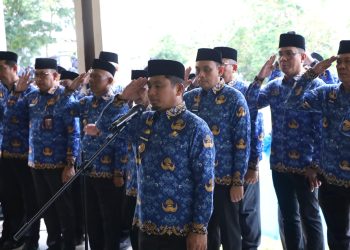 Wali Kota Parepare Tasming Hamid memimpin upacara Hari Kesadaran Nasional di Lapangan Binalipu