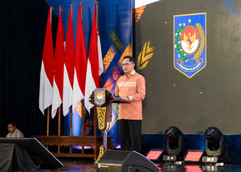 Menteri Dalam Negeri Tito Karnavian saat menghadiri Apresiasi Pemerintah Daerah Berprestasi 2026 Regional Sulawesi di Kendari