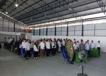 Sekda Parepare Amarun Agung Hamka menghadiri peresmian Koperasi Merah Putih secara virtual