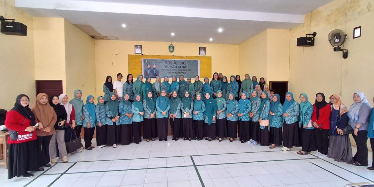 TP PKK Parepare menggelar sosialisasi rumah sehat di Kelurahan Lemoe
