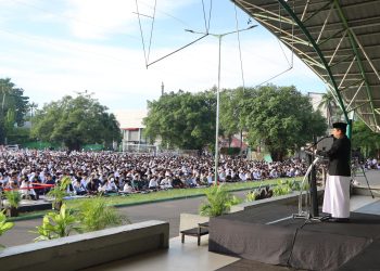 Wali Kota Parepare Tasming Hamid saat Salat Idul Adha 1447 H di Lapangan Andi Makkassau