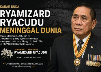 Ryamizard Ryacudu meninggal dunia pada usia 76 tahun