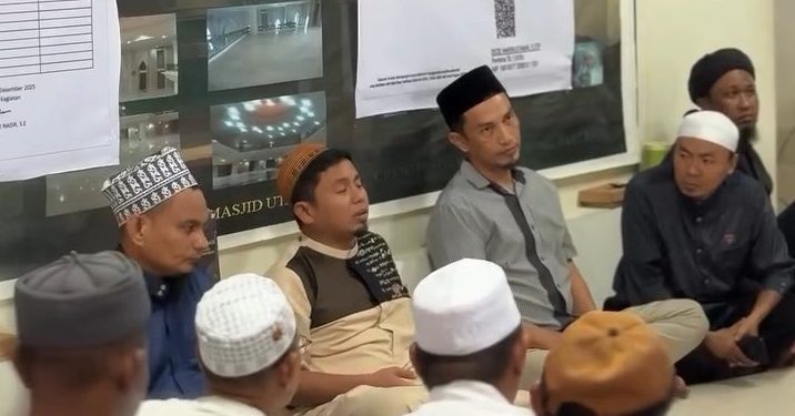 Tasming Hamid saat Safari Dakwah ASN di Masjid Agung Parepare