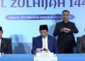 Menteri Agama Nasaruddin Umar umumkan Idul Adha 2026