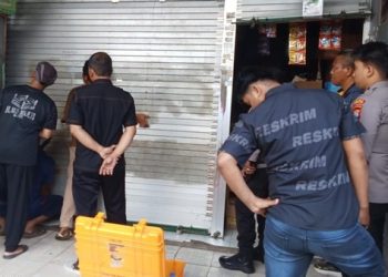 Polisi menyelidiki kasus pembobolan kios pedagang di Pasar Lakessi Parepare