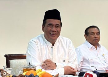 Menteri Pertanian Andi Amran Sulaiman menjelaskan dampak penghentian impor beras Indonesia
