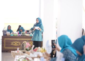 Lomba B2SA Parepare yang dihadiri Ketua TP PKK dr Andi Arfiah Tasming
