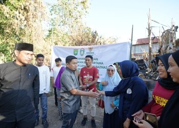 Tasming Hamid meletakkan batu pertama pembangunan Rumah Layak Huni BAZNAS Parepare di Bilalangnge