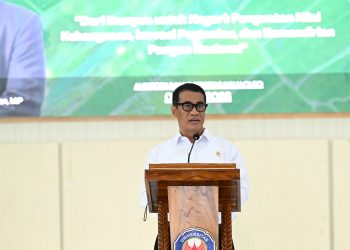 Mentan Andi Amran Sulaiman memberikan kuliah umum di Universitas Halu Oleo Kendari tentang swasembada pangan dan hilirisasi pertanian